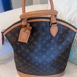 Authentic Louis Vuitton Lockit Vertical Monogram Handbag